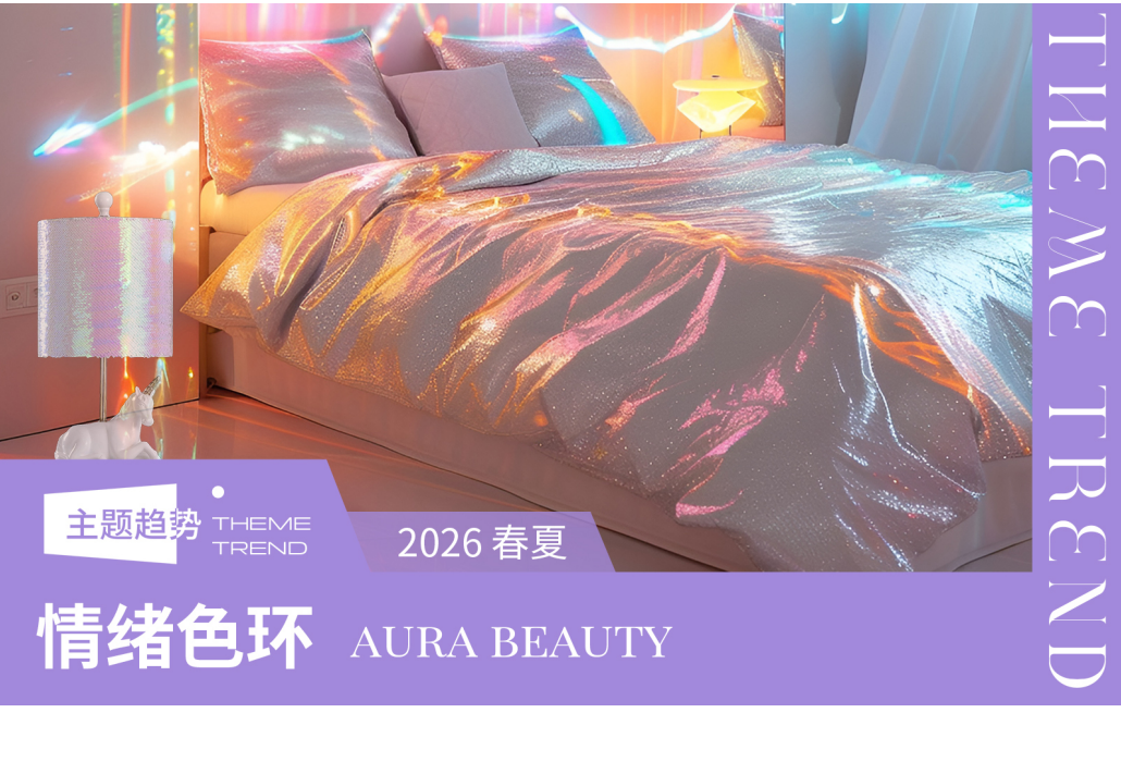 2026春夏家纺趋势预测情绪色环